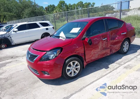 2013 Nissan Versa 1.6 Sl z USA, uszkodzony, nr VIN 3N1CN7AP4DL834318